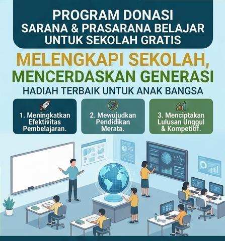 Melengkapi Sekolah, Mencerdaskan Generasi: Hadiah Terbaik untuk Anak Bangsa