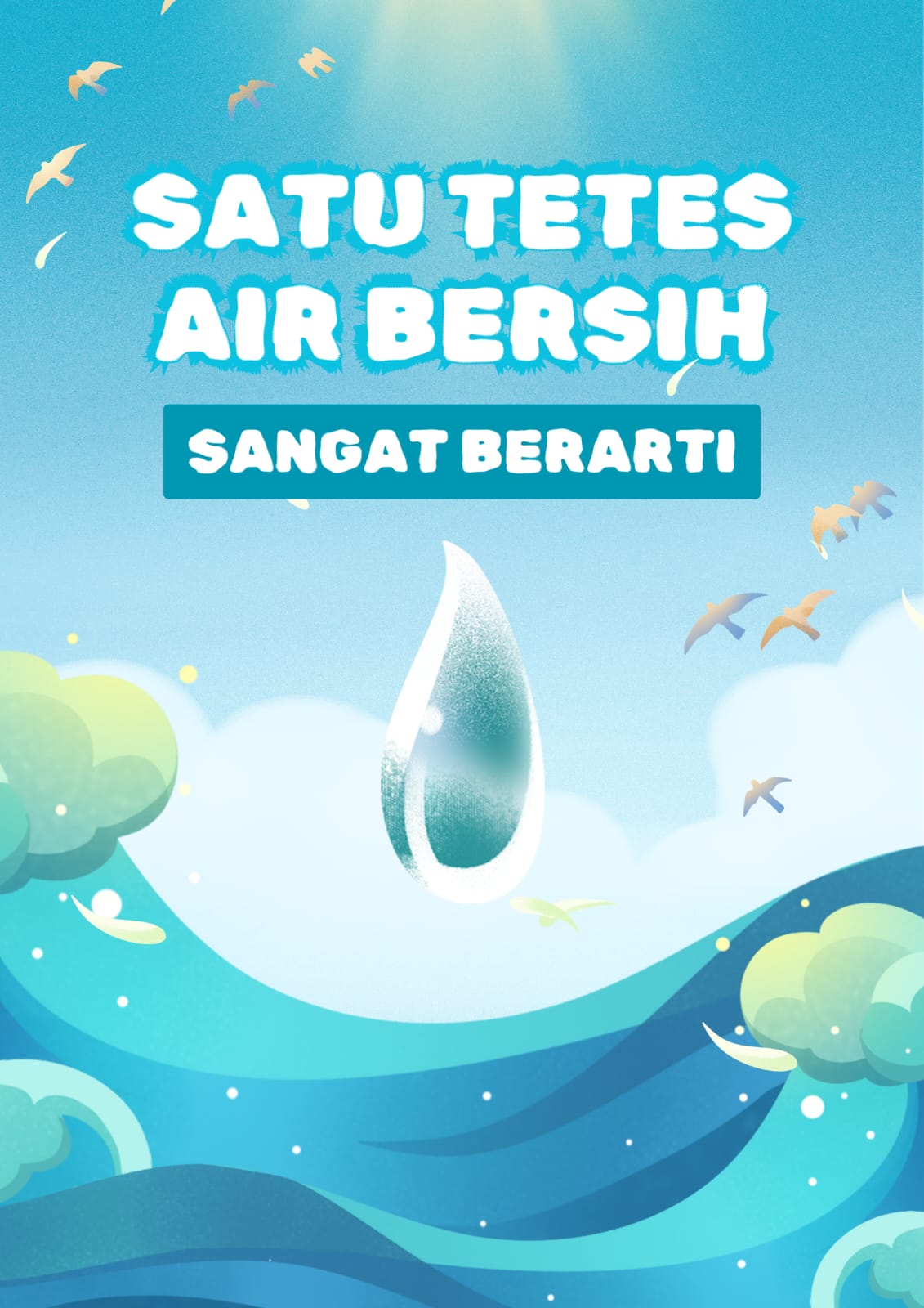 Sedekah Air Bersih - Satu Tetes Air Bersih Sangat Berarti